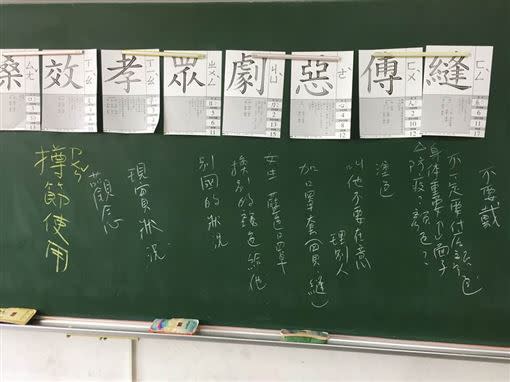 劉育豪跟學生，最後是以「撙節使用」作結（圖／翻攝自劉育豪臉書）