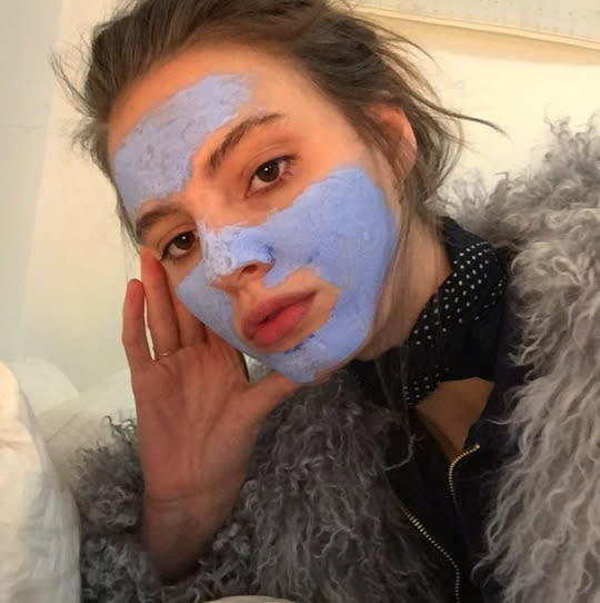 Tilda Lindstam’s Face Mask Selfie