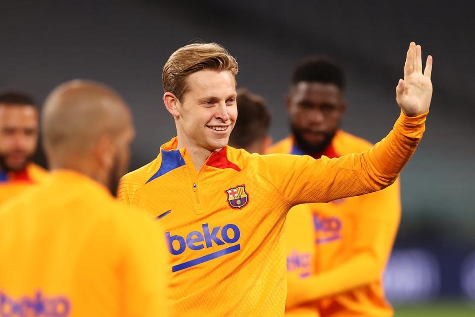 Barcelona midfielder and Manchester United transfer target Frenkie de Jong (Getty Images)