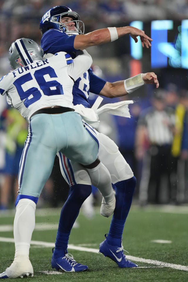 Cowboys rip error-prone Giants for worst shutout loss in series between NFC  East rivals - CBS New York