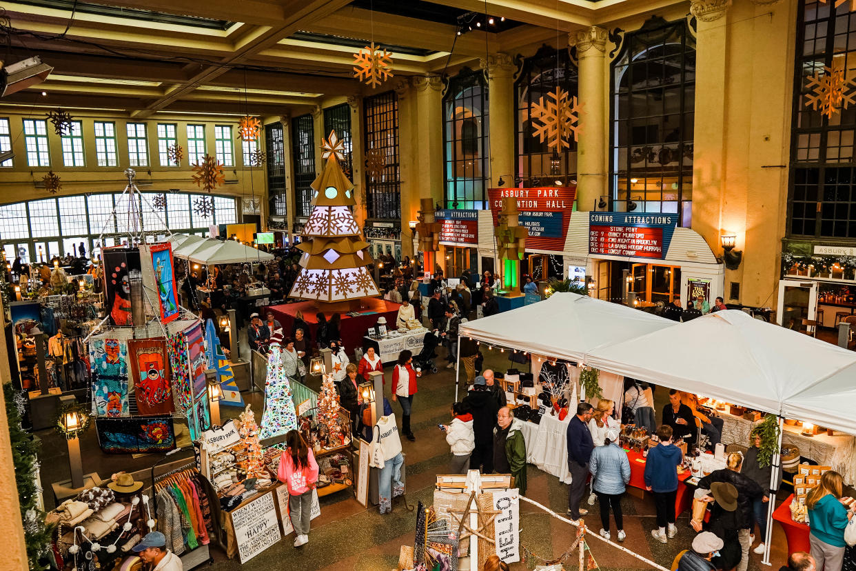 The Asbury Park Holiday Bazaar takes place this weekend at Convention Hall in Asbury Park, and continues every Saturday and Sunday through Dec. 17. The Holiday Bazaar in Long Branch takes place Saturday and Sunday at Whitechapel Projects.