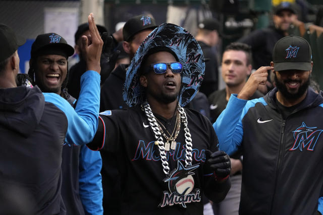 Jorge Soler's first Marlins hit, 03/26/2022