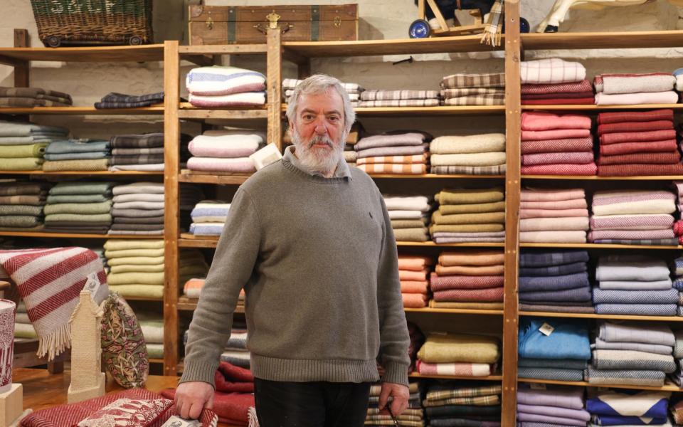 Richard Martin runs Cotswold Woolen Weavers