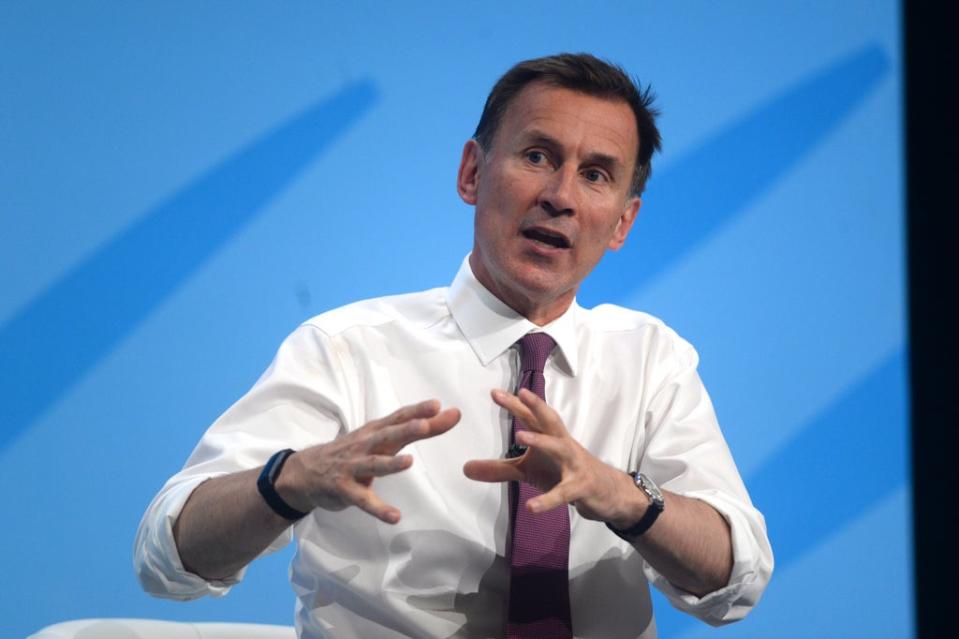 former health secretary Jeremy Hunt (Kirsty O’Connor/PA) (PA Wire)