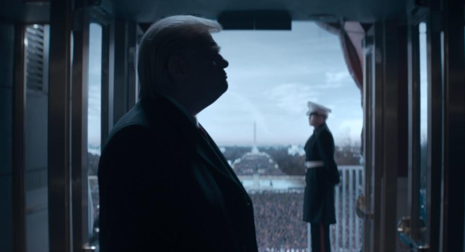 Brendan Gleeson as President Donald J. Trump in "The Comey Rule."