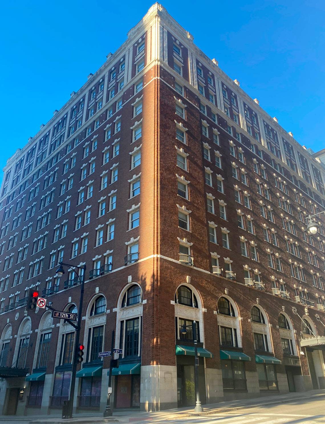 The Hotel Muehlebach, now part of the Kansas City Marriott Downtown.