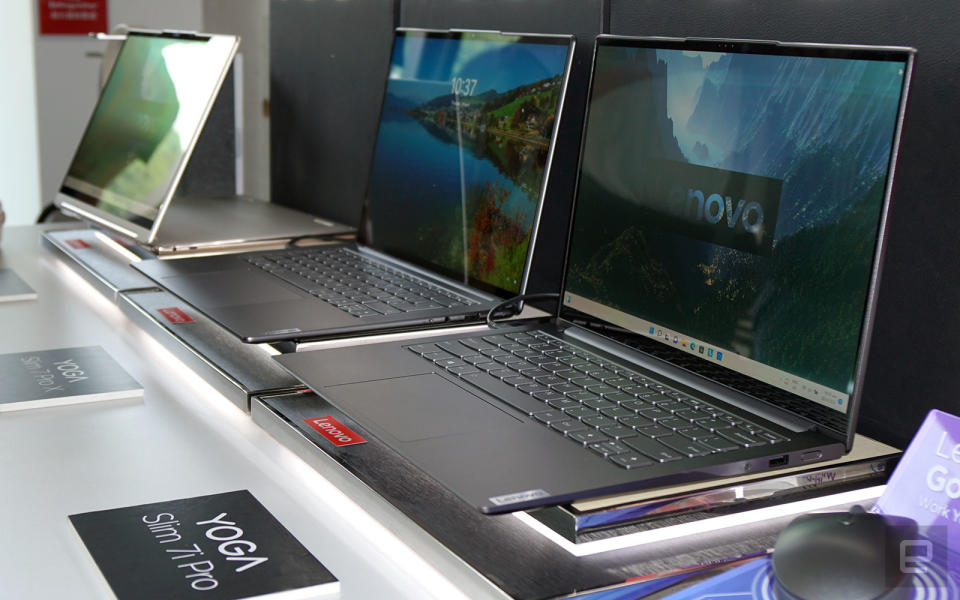 Lenovo Yoga 9i, Yoga Slim 7 Pro X 及 Yoga Slim 7i Pro