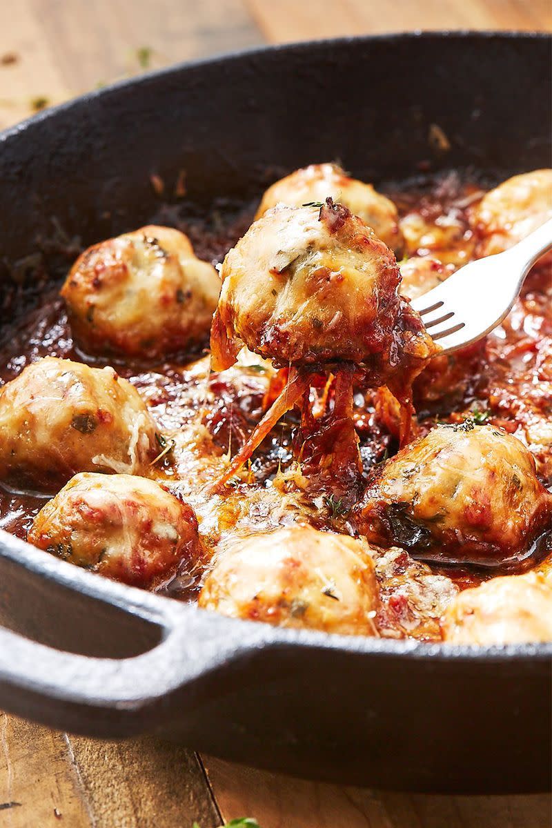 French Onion Chicken Meatballs