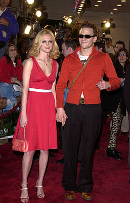 Heather Graham and Heath Ledger at the Westwood premire of 20th Century Fox's Say It Isn't So