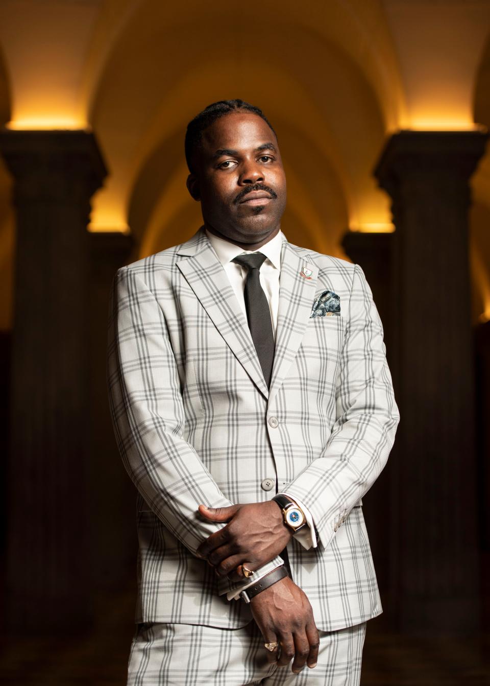 SC Rep. JA Moore poses for a portrait at South Carolina State House in Columbia, S.C., Wednesday, June 15, 2022. 