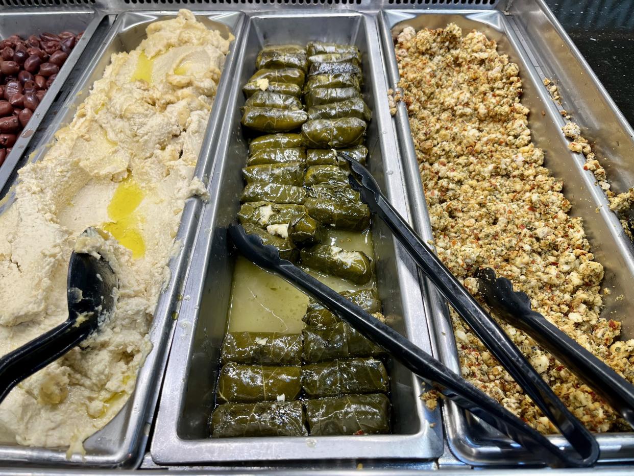 Whole Foods Hot Bar Mediterranean Selections