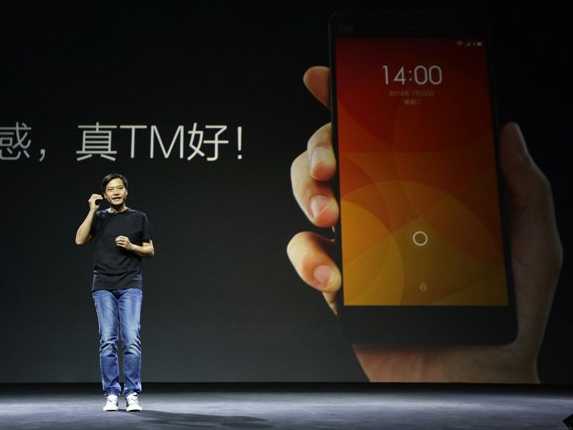 xiaomi mi4 smartphone launch lei jun ceo