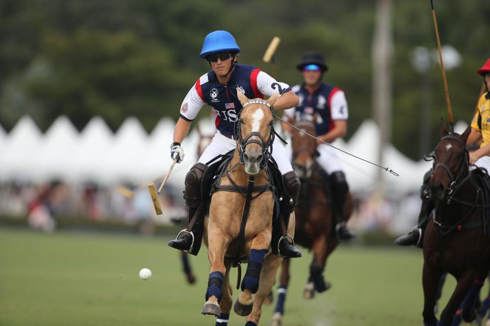 Lucas Escobar of Wellington helped the US defeat Australia in Saturday's opening match.