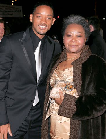 <p>Jean Baptiste Lacroix/WireImage</p> Will Smith and his mother Caroline Bright at the Chatelet Theatre in Paris.