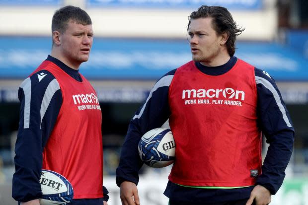 Nick Auterac, right, has signed for Edinbrugh