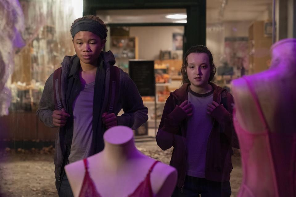 Bella Ramsey, Storm Reid in HBO's The Last of Us (Liane Hentscher/HBO)