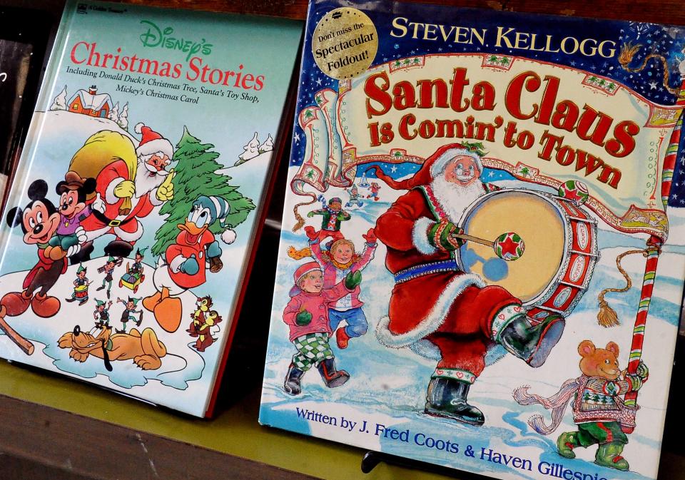 Among the many books at Books In Stock are children's Christmas books.