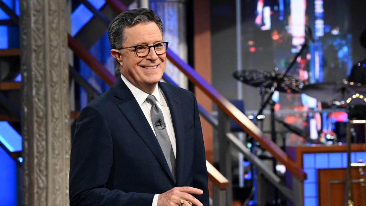  Stephen Colbert on The Late Show with Stephen Colbert. 