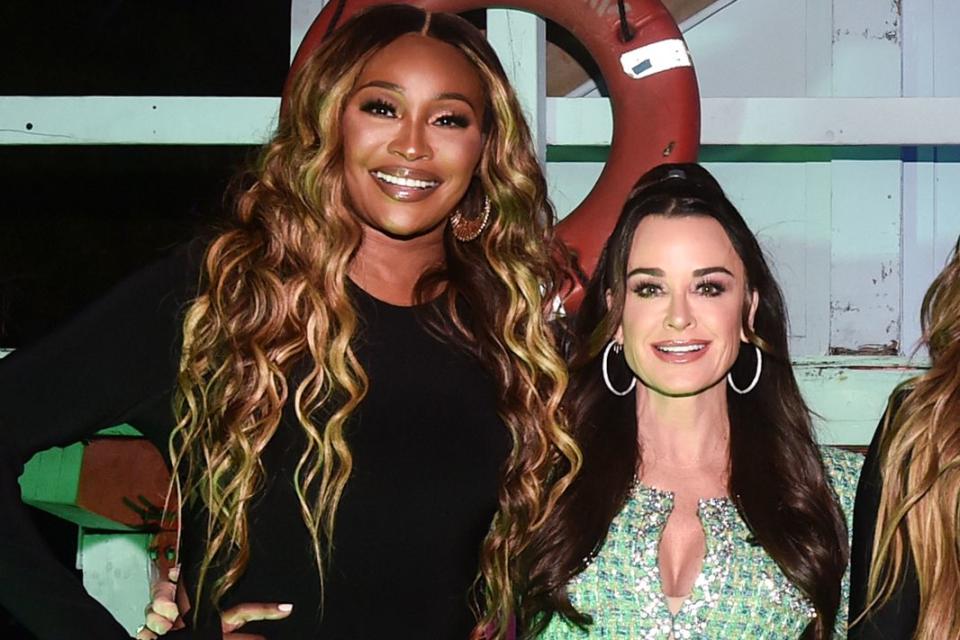 <p>Alberto Rodriguez/Peacock/NBCU Photo Bank via Getty</p> Cynthia Bailey has some marriage advice for her Ultimate Girls Trip pal Kyle Richards.