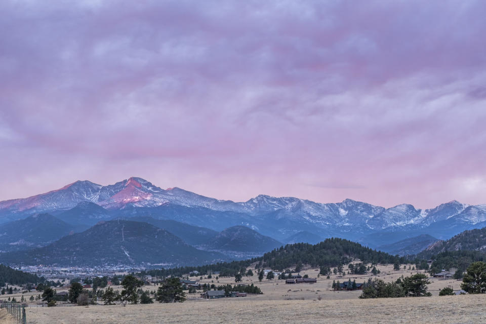 Sunrise in the mountains