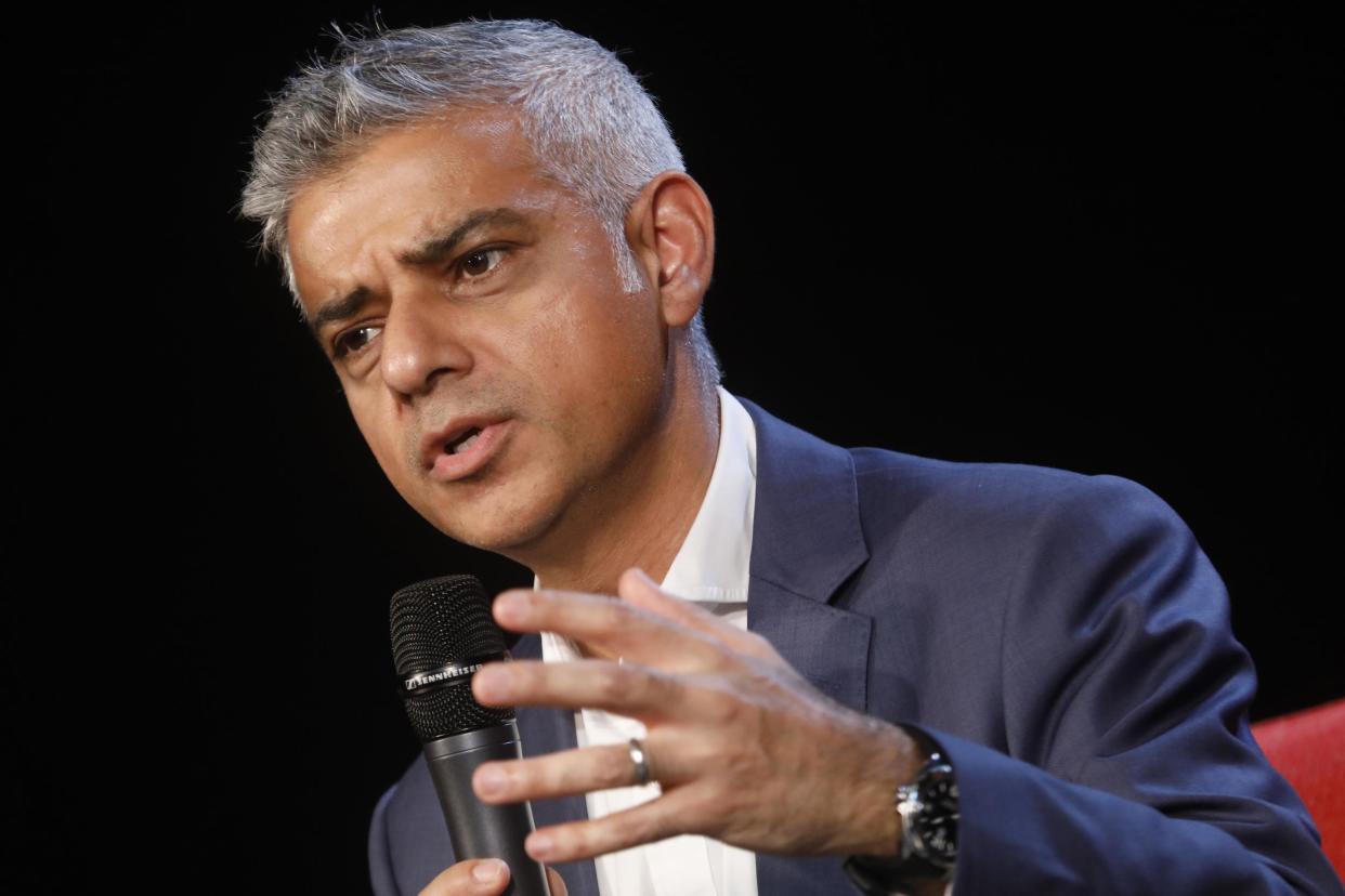 Quick change: Sadiq Khan has banned fast food advertising on the TfL network (Photo: Michele Tantussi/Getty Images): Getty Images