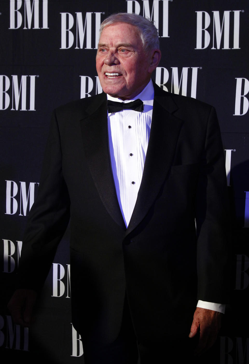 Tom T. Hall arrives at the 60th Annual BMI Country Awards on Tuesday Oct. 30, 2012, in Nashville, Tenn. (Photo by Wade Payne/Invision/AP)