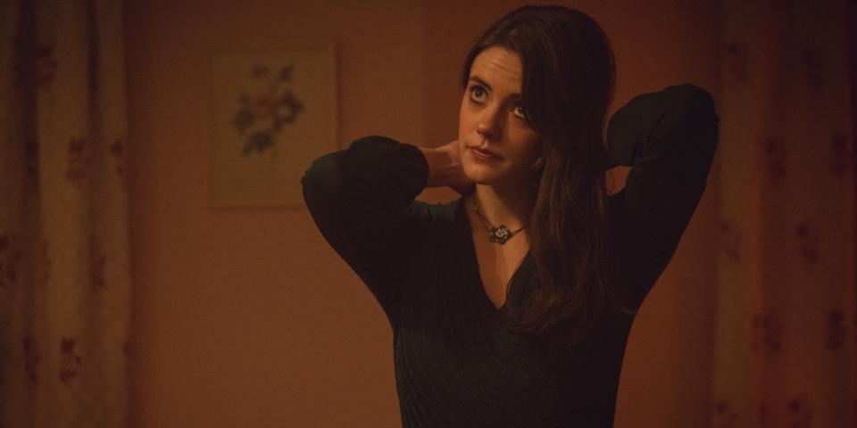 Meg Bellamy in episode 607 of The Crown.