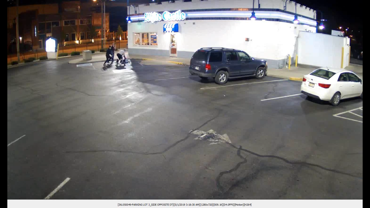 Video shows 2019 fight and shooting of Indiana judges outside Indianapolis White Castle