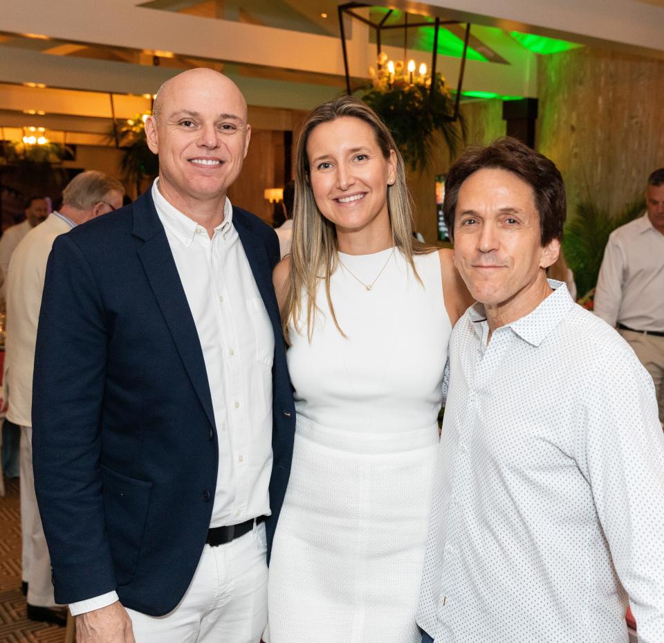 Jean Marc De Matteis and co-chairs Verena De Matteis and Mitch Albom attend the Hôpital Albert Schweitzer Haiti White Hot Night dinner dance on March 31. The 2024 event is slated for March 23.