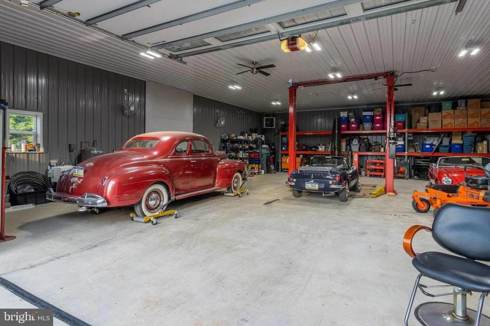 A view of the garage and workshop at 275 Misty Meadows Lane in Bellefonte. Photo shared with permission from home’s listing agent, Joni Teaman Spearly of Kissinger, Bigatel and Brower Realtors. Will Duncan Media/Provided