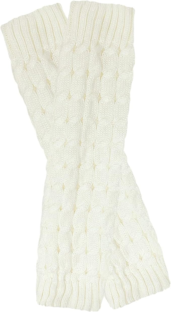 Wrapables Women's Cable Knit Leg Warmers