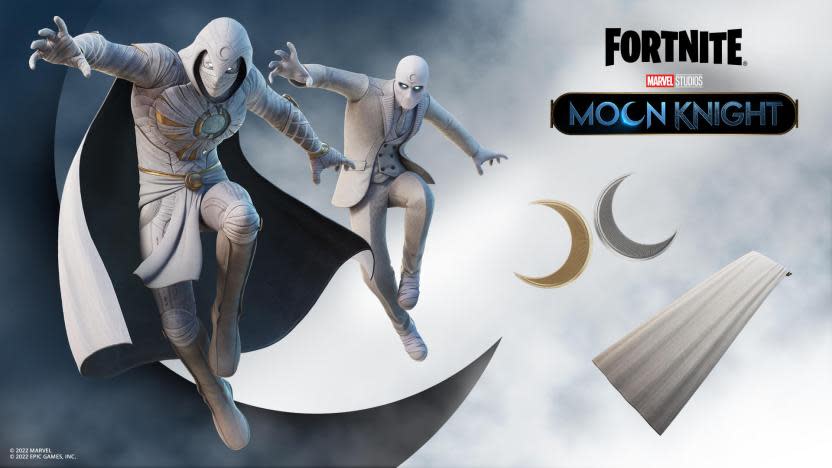 Contenido de Moon Knight para Fortnite