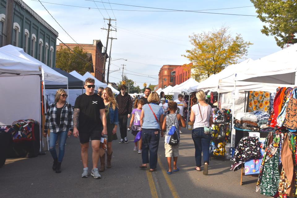 About 150 craft vendors and 150 other vendors, nonprofits and activities are expected this coming weekend, Oct. 8-9, 2022, at Tecumseh's Appleumpkin Festival, according to Jan Fox, chair of the Tecumseh Central Business Association.