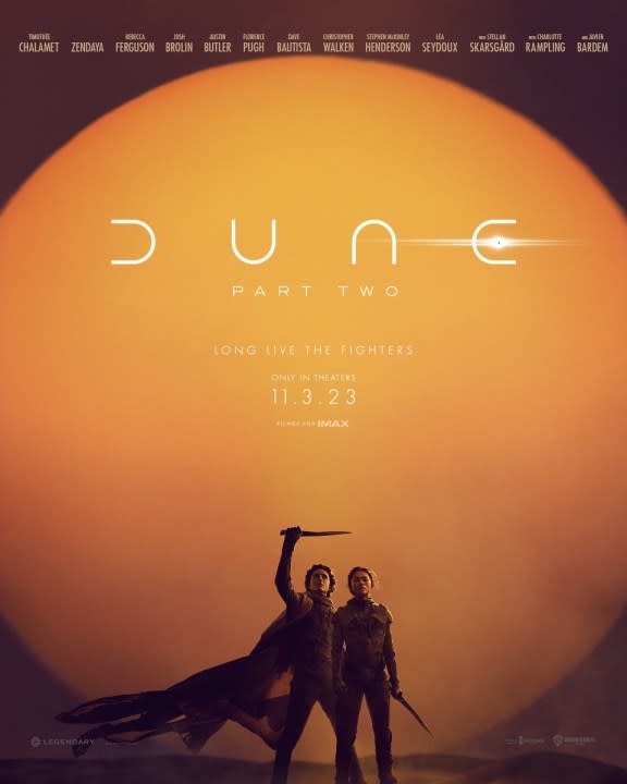 The first poster or Dune: Part Two.