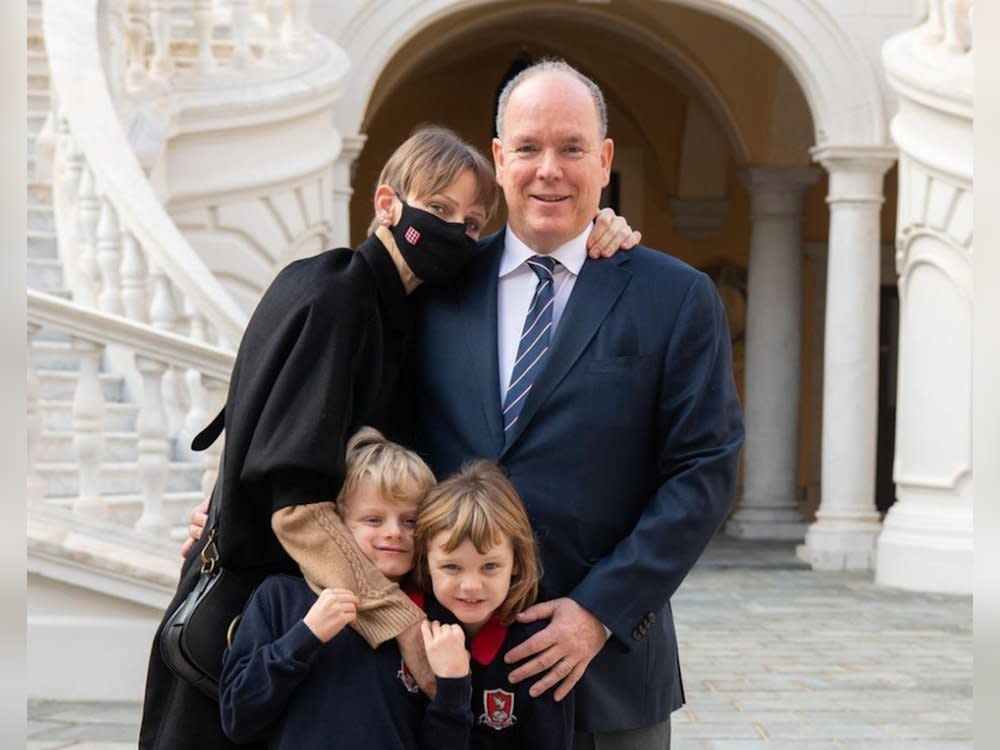 Die monegassische Fürstenfamilie ist endlich wieder vereint. (Bild: Eric Mathon / Palais princier)