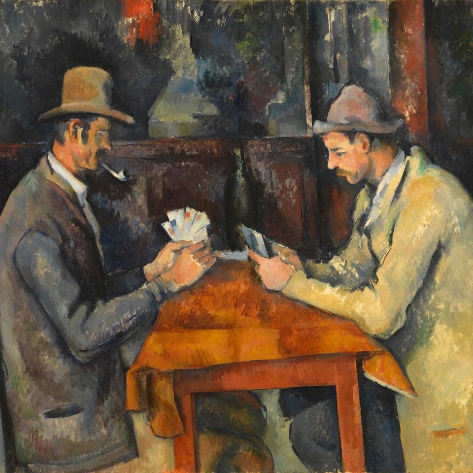 The Card Players (1892-96) by Paul Cézanne