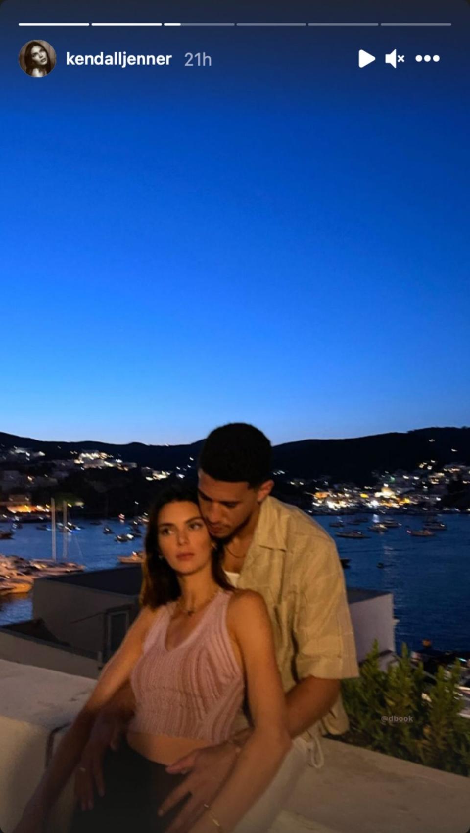 Kendall Jenner and Devin Booker