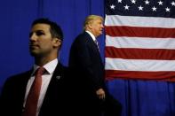 U.S. Republican presidential nominee Donald Trump holds a campaign rally in Delaware, Ohio, U.S. October 20, 2016. REUTERS/Jonathan Ernst