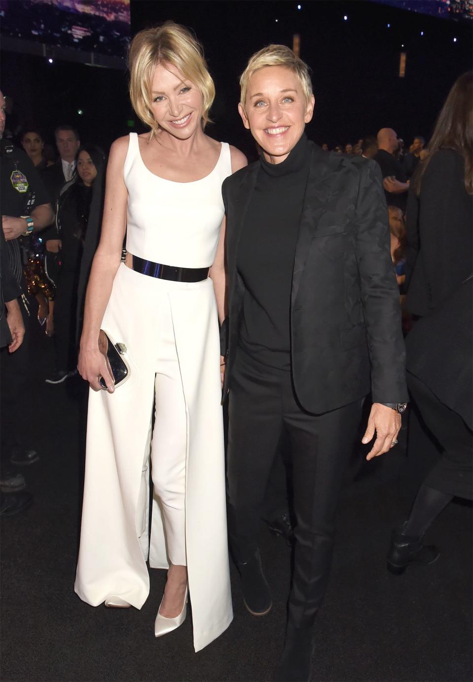 Portia De Rossi & Ellen DeGeneres 