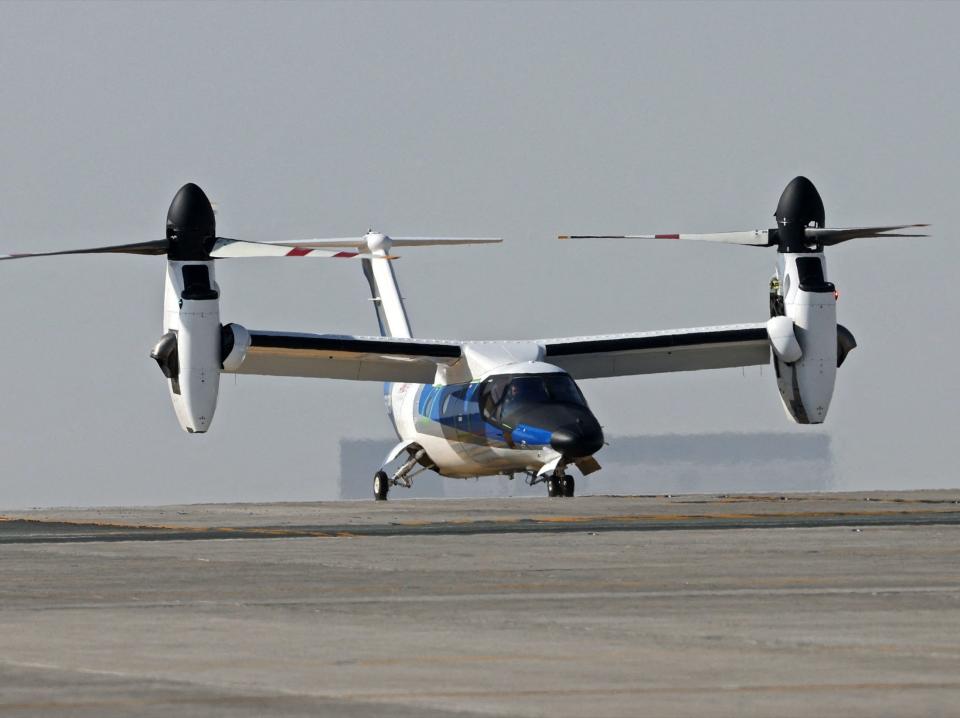 Leonardo AW609 Tiltrotor Dubai Airshow 2021