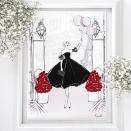 <p>Kerrie Hess’ Paris Rose print, A3, - $275</p>