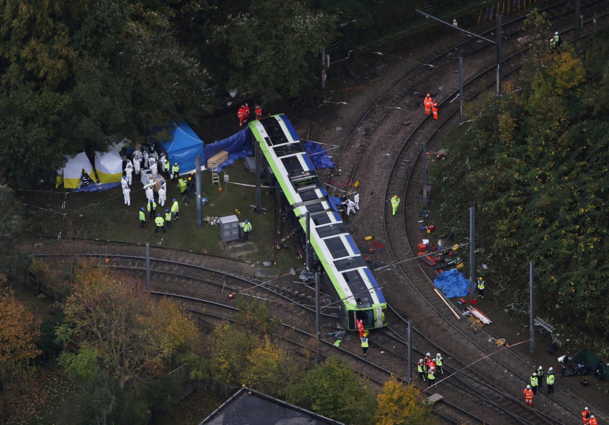 A passenger on the Croydon tram that derailed in 2016 allegedly feared for their safety during a “near miss” 10 days before the tragedy.