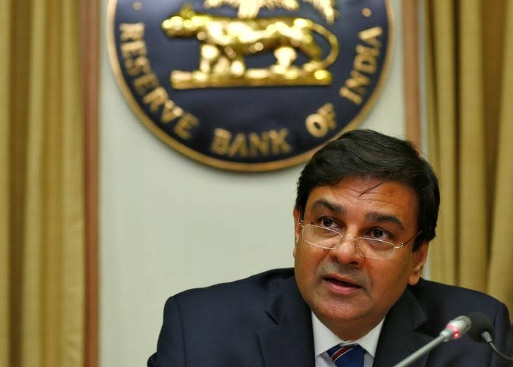 The Reserve Bank of India (RBI) Governor Urjit Patel speaks during a news conference after the bimonthly monetary policy review in Mumbai, India December 7, 2016. REUTERS/Danish Siddiqui