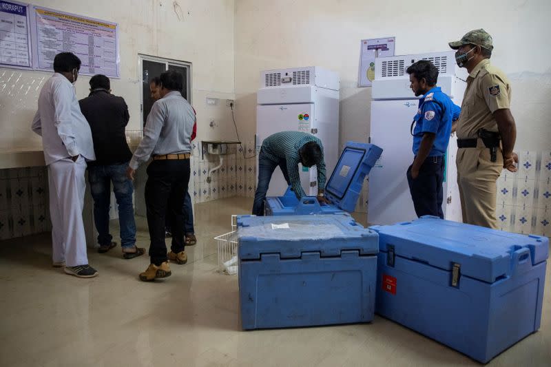 The Wider Image: The 1,700km journey to deliver coronavirus vaccine to India's rural health workers