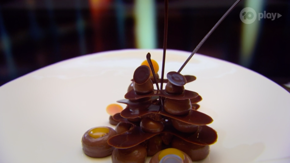 Anthony Hart's Chocolate Oasis dessert. Photo: Ten