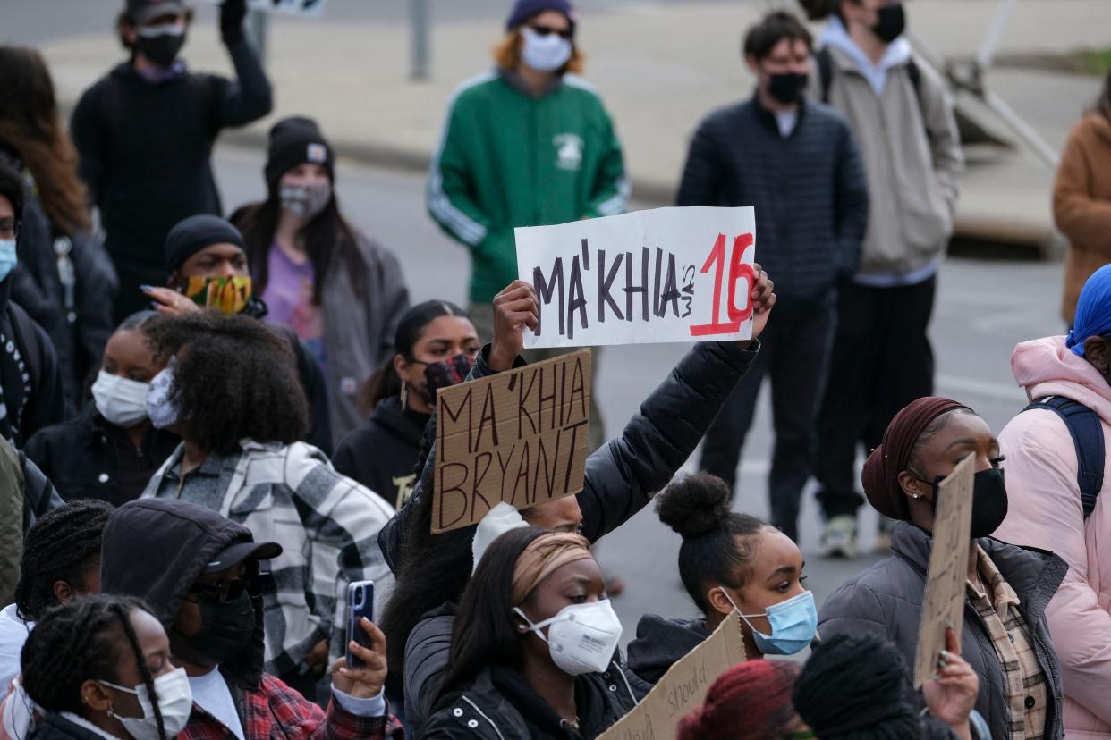 An investigation into the shooting dead of Ma’Khia Bryant is underway (AFP via Getty Images)