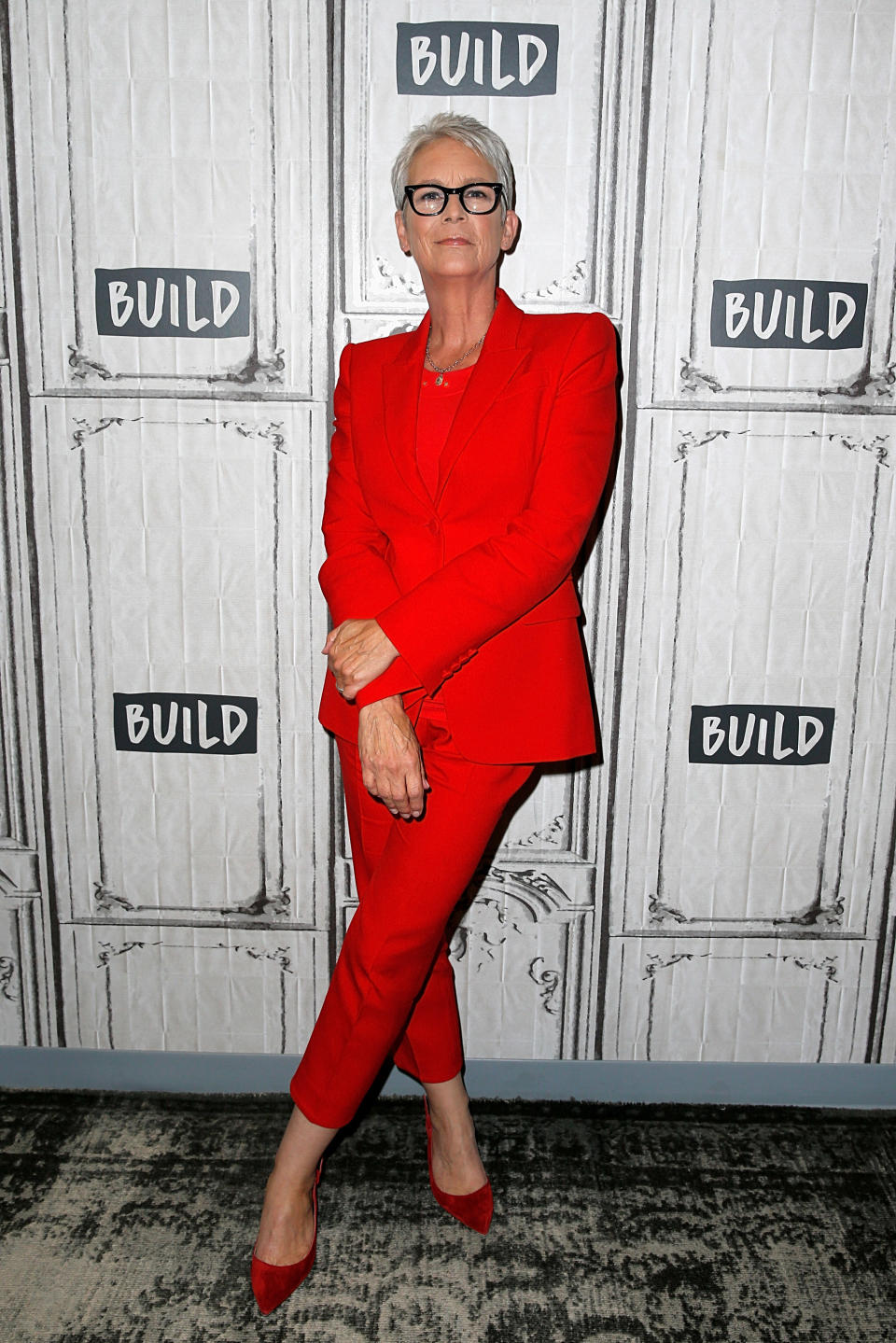 While it has taken the actress a long time to wear a red power suit, she definitely rocks it. Source: Getty