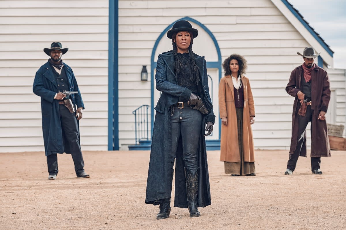 ‘The Harder They Fall’ is one of several recent films reclaiming the history of Black Americans in the Wild West (Netflix)