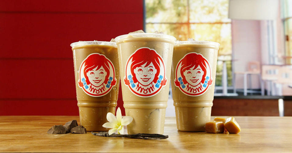 Wendy’s new Frosty Cream Cold Brew in three flavors. (Wendy’s)