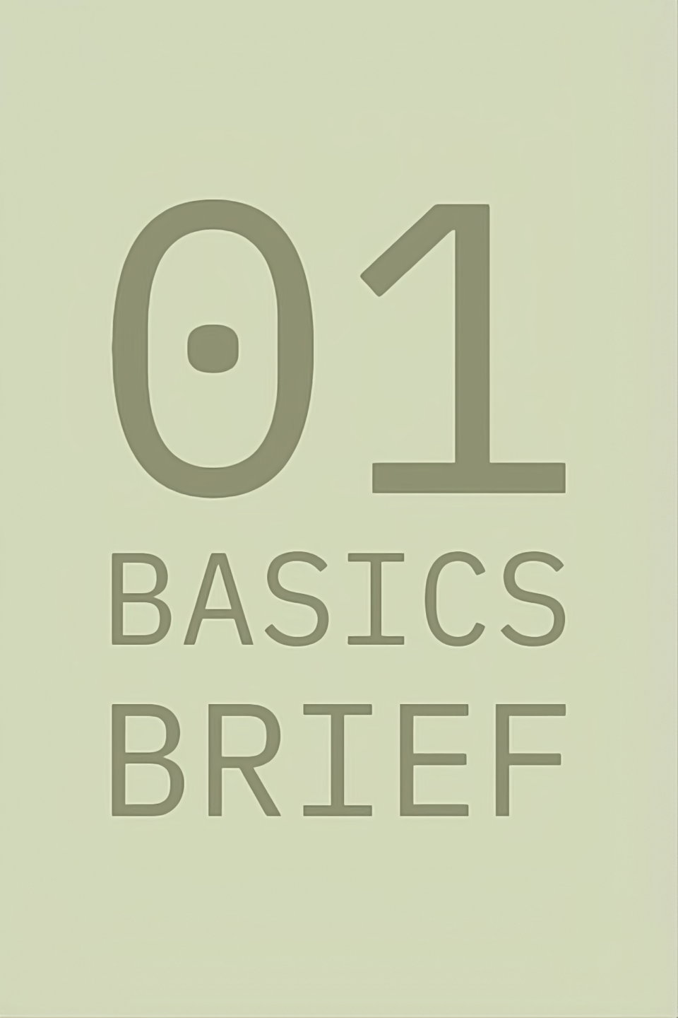 title card that reads, "Basics Briefs"